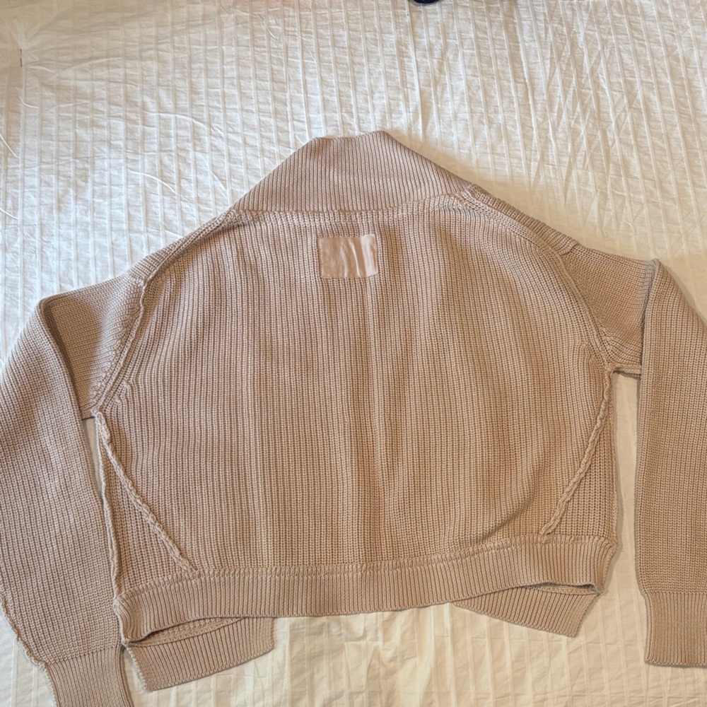 Free People Cream Cardigan Sweater - Picture 2 of 3